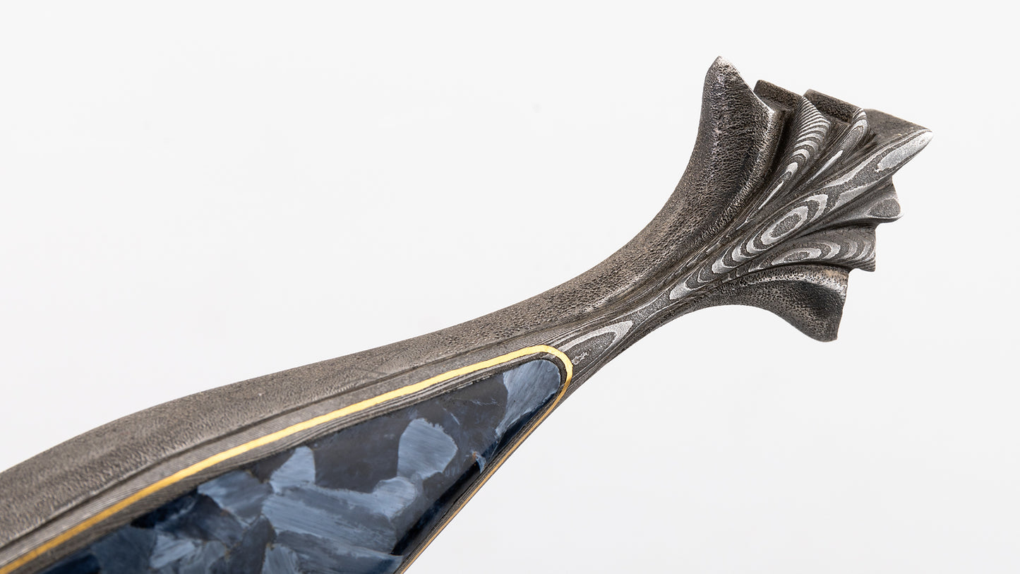 Damascus Art Dagger - Henning Wilkinson