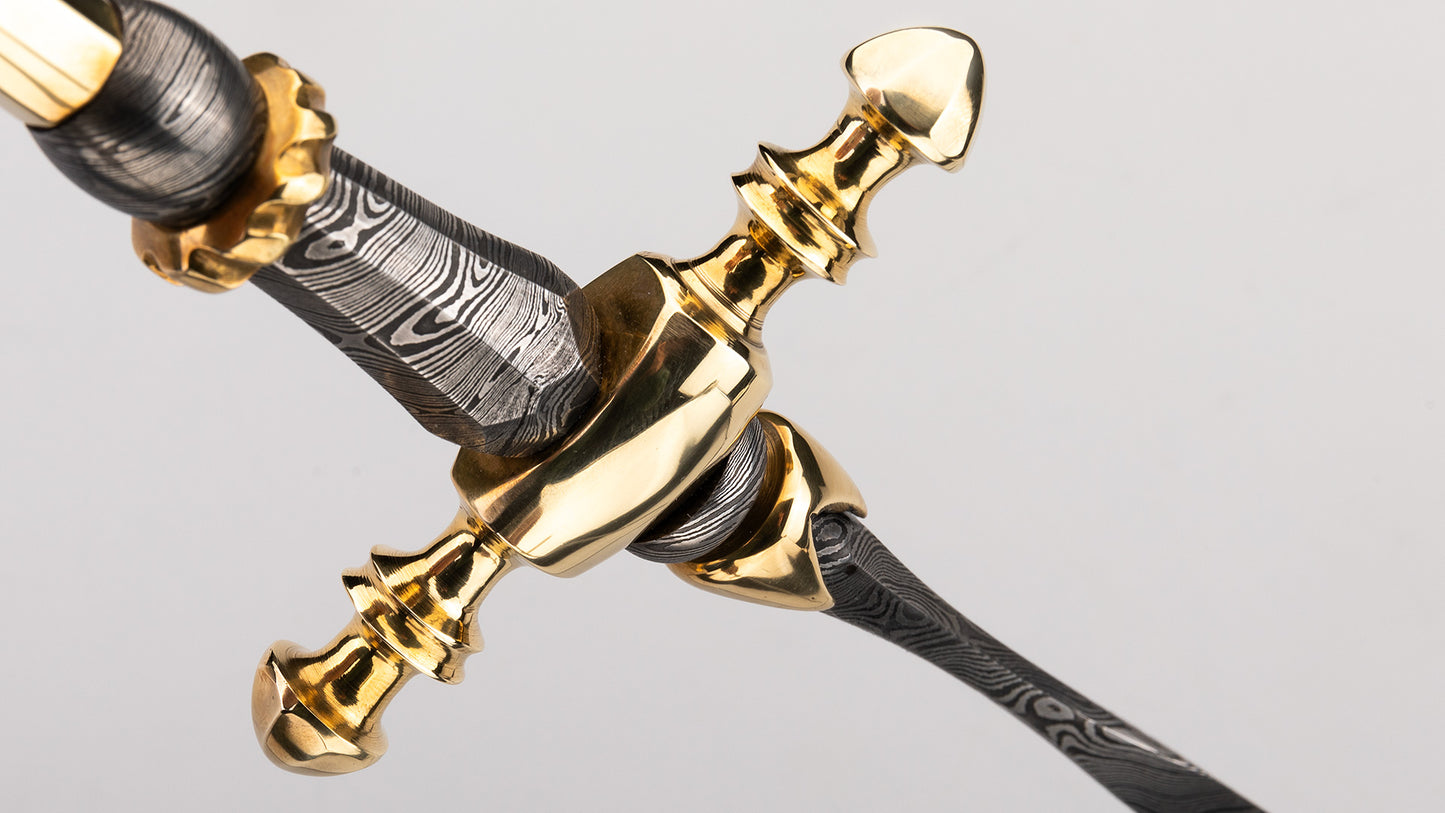 Damascus Stiletto - Bubba Cantrell