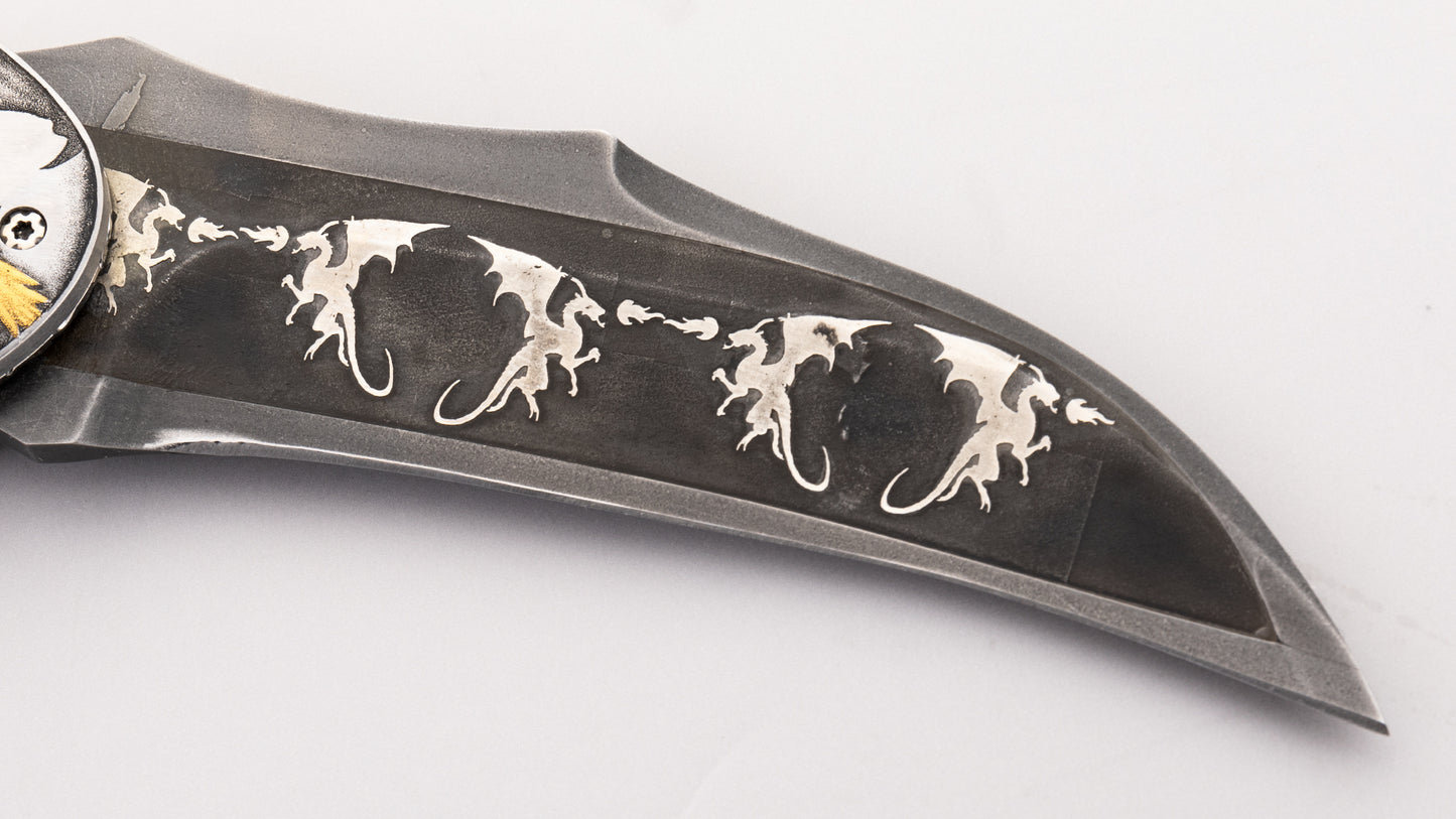 Flaming Dragon Folder - Daniel Cattaneo