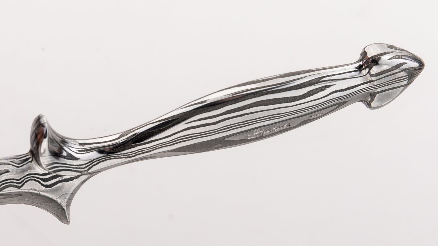 Damascus Boot Knife - Audra Drapper