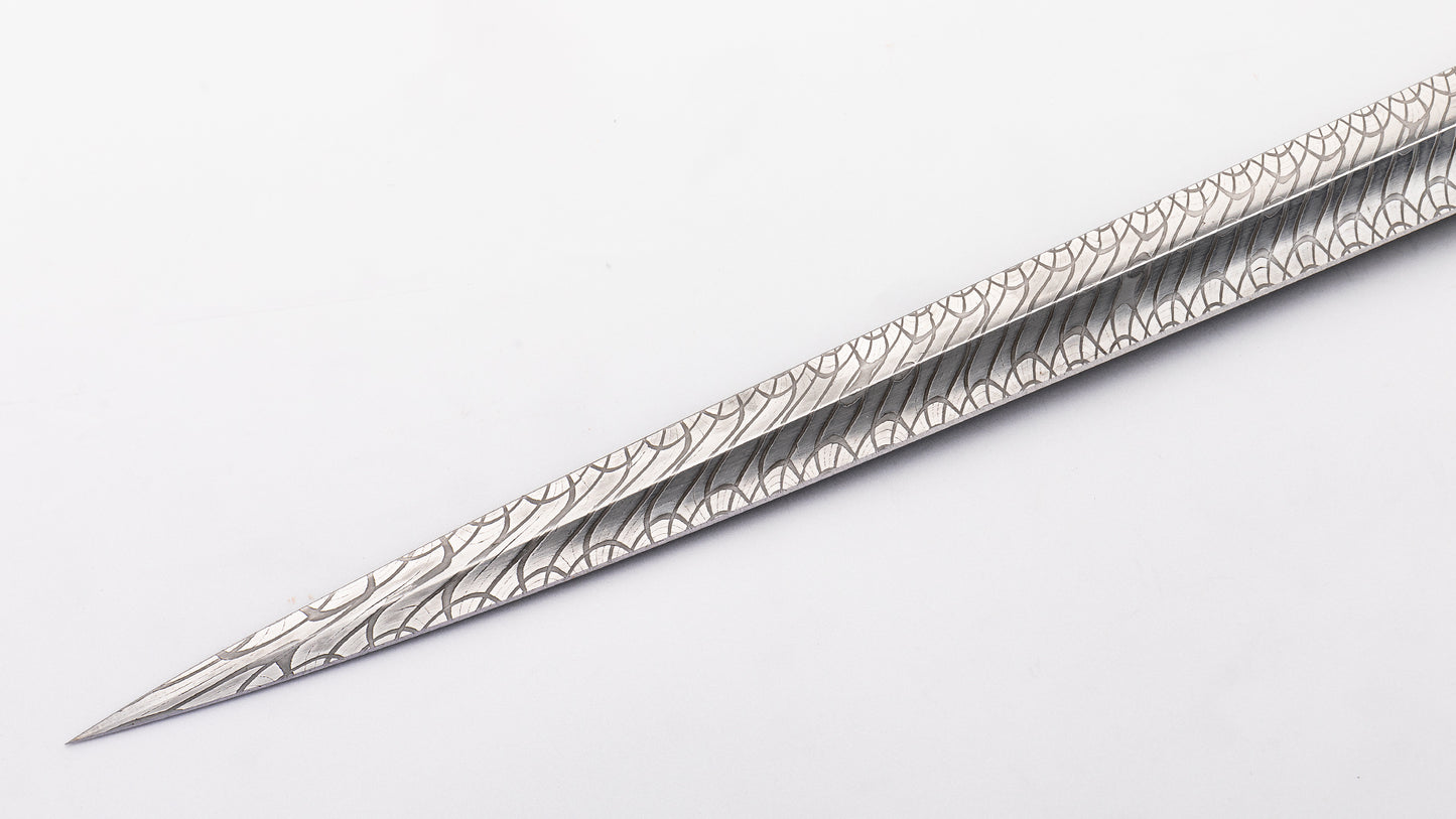 Damascus Art Dagger - Henning Wilkinson