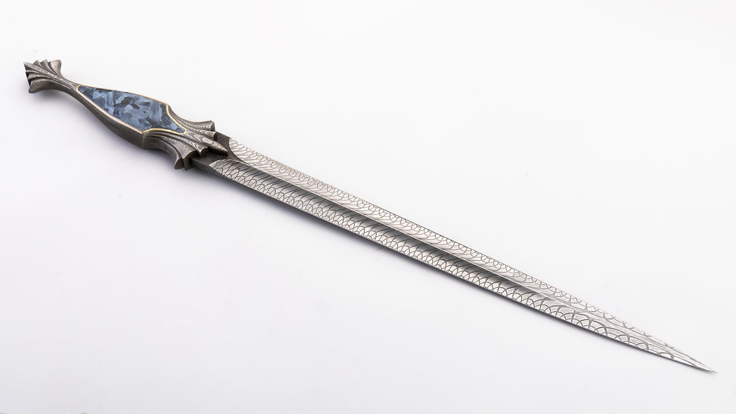 Damascus Art Dagger - Henning Wilkinson