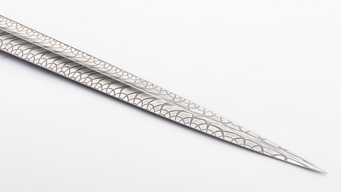 Damascus Art Dagger - Henning Wilkinson