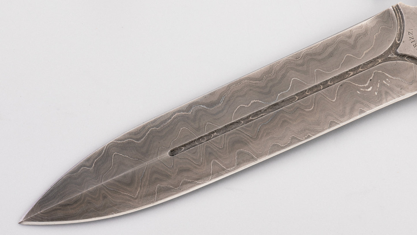 Damascus Art Deco Dagger - Leonardo Frizzi