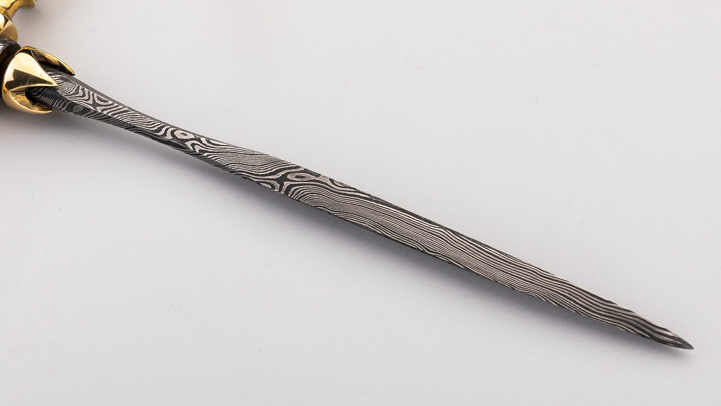 Damascus Stiletto - Bubba Cantrell