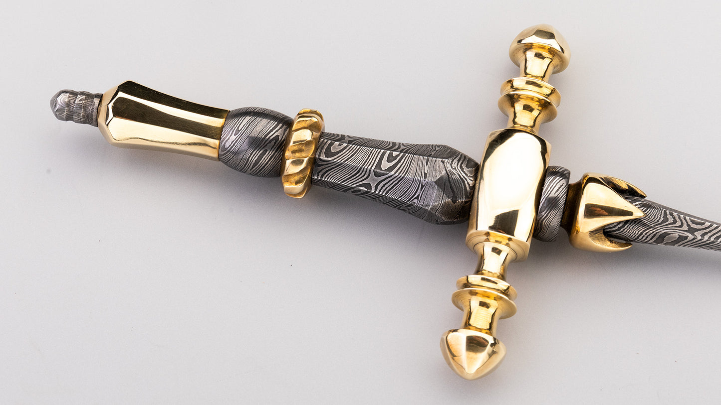 Damascus Stiletto - Bubba Cantrell