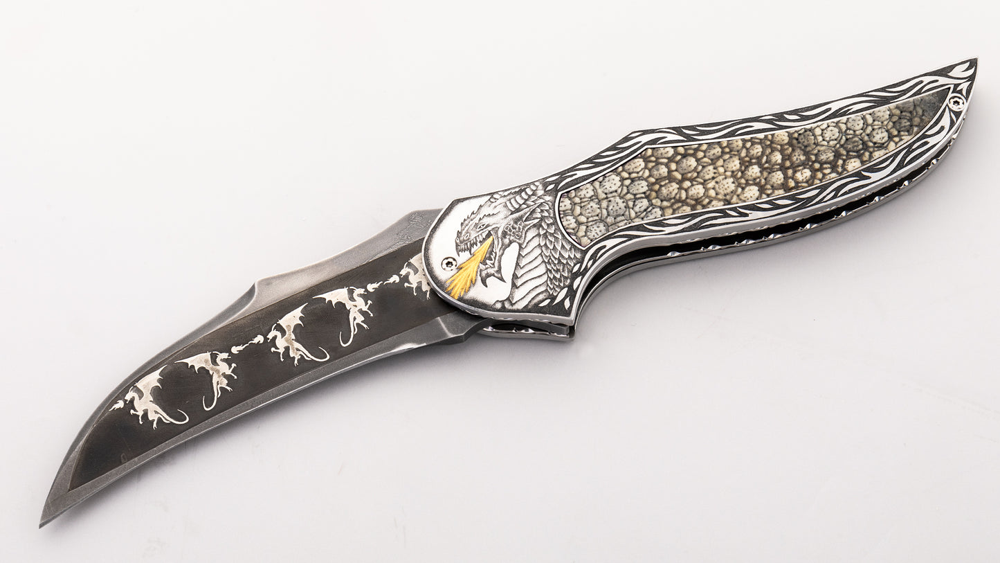 Flaming Dragon Folder - Daniel Cattaneo