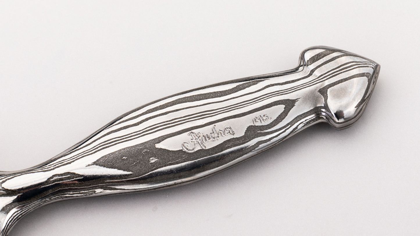 Damascus Boot Knife - Audra Drapper