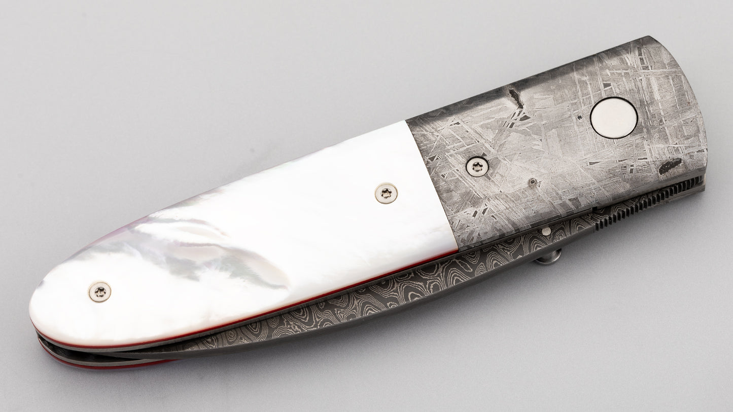 Damascus Liner Lock - Kit Carson
